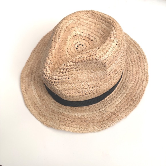 J. crew packable straw hat nwt